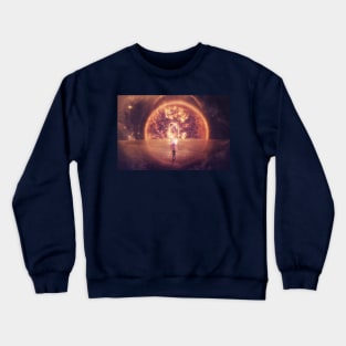 Space teleportation Crewneck Sweatshirt